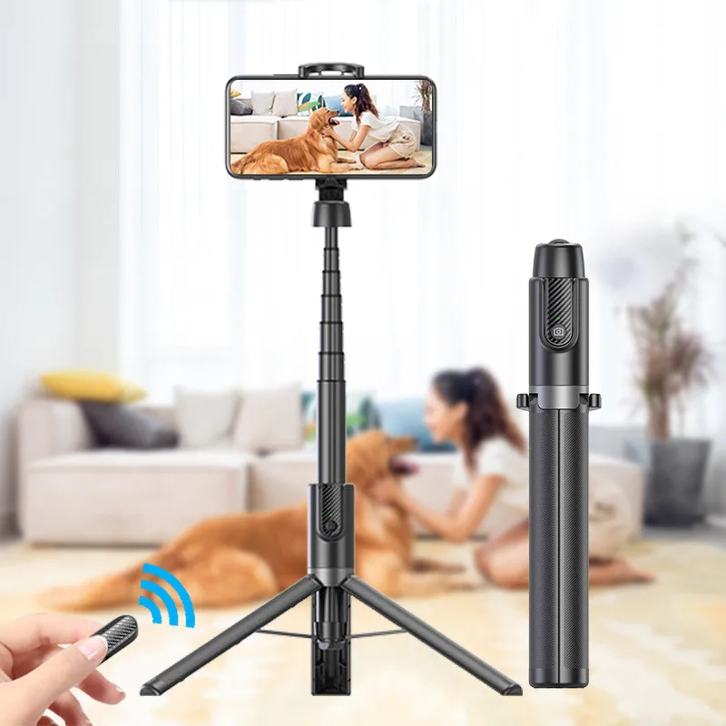 

CellPhone Selfie Stick Mini Foldable Wireless Bluetooth-compatible Support Portable Stable Tripod Action Phone Gimbal Stabilizer