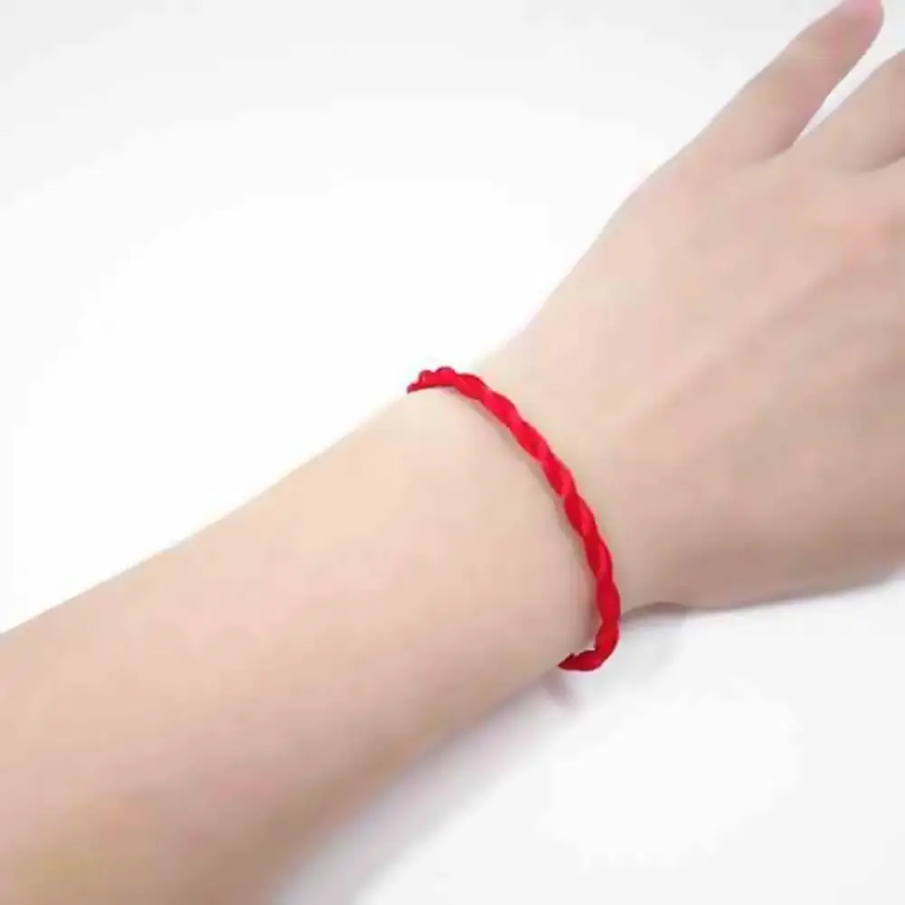 

4mm Zodiac Year Red String Lucky Bracelet Ethnic Style Braided Male And Ladies Couple Bracelet Jewelry