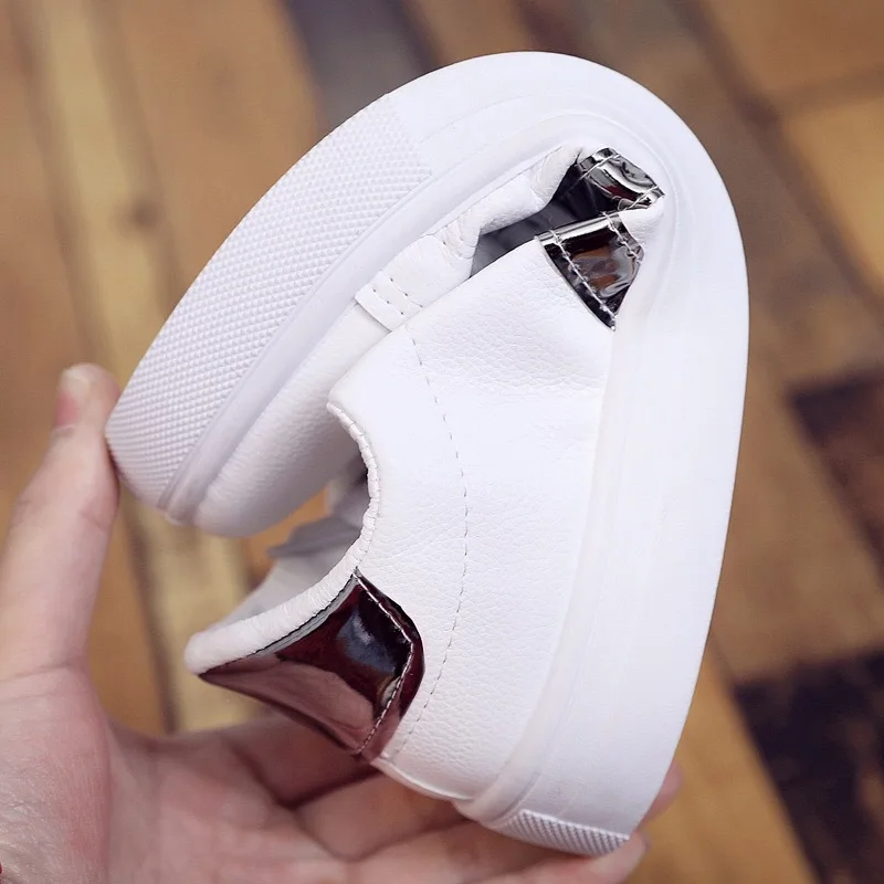 

New Ladies White Shoes Fashion Casual Shoes Flat Front Lace-up Comfortable Women's Shoes 2021 Spring and Summer