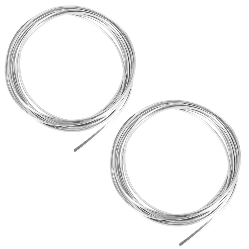 2X 20FT Chrome Moulding Trim Strip Car Door Edge Scratch Guard Protector Cover Silver | Инструменты