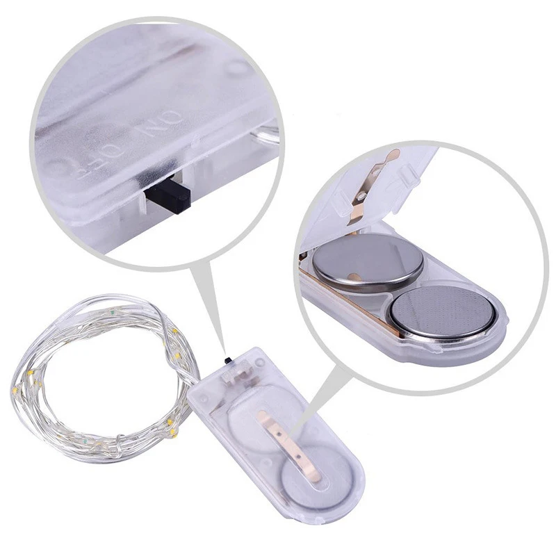 1 м 2 3 5 светодиодный светильник из медной проволоки праздничное освещение