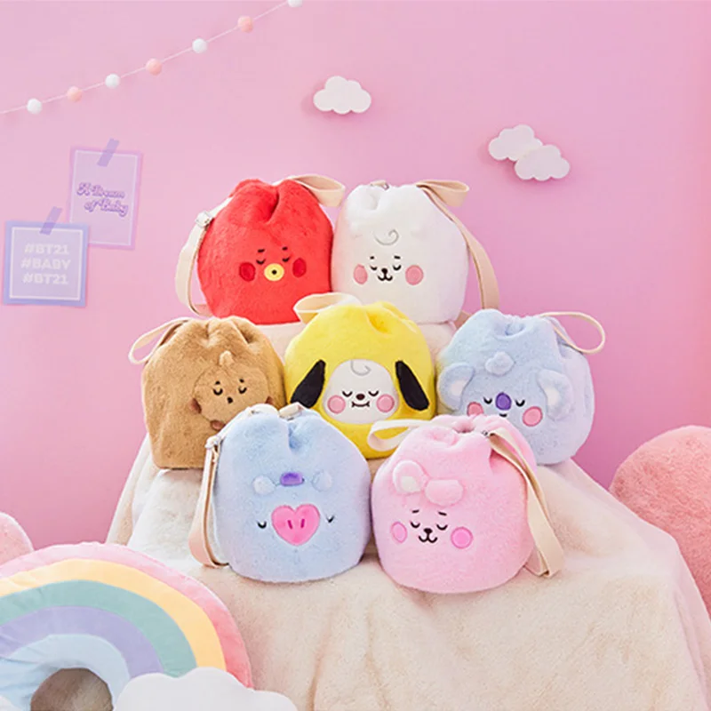 

New Kpop Korean Dream Cartoon Baby Rabbit Bag Handbags Fashion Ladies Shoulder Plush Bags Cute Girls Handbag Sweet Design 30CM