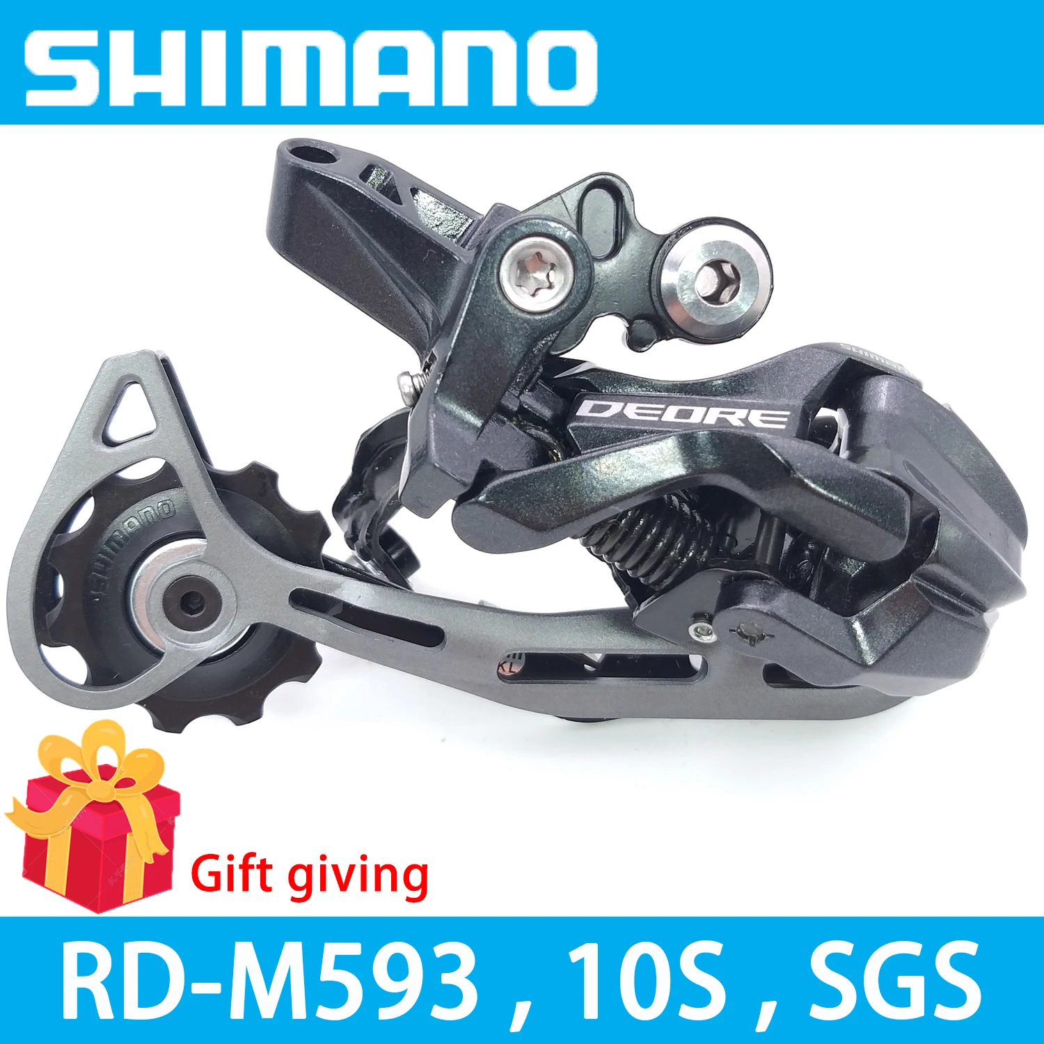 SHIMANO DEORE RD M593 eagle 10 задний переключатель скорости s Триатлон MTB велосипедные