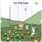 Симпатичный чехол для ipad Air 4 2020, чехол с аниме мультяшной девушкой для iPad 8, 7, Чехол для ipad Mini 4, 5, Air 2, 3, чехол с держателем для карандаша