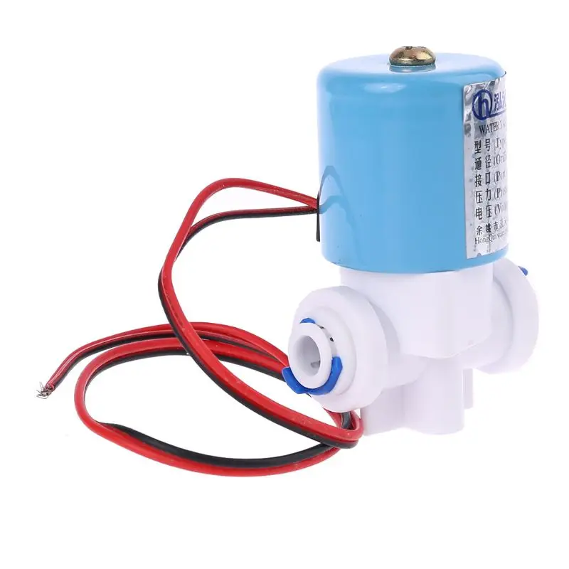 G1/" Соленоидный клапан пластиковый нормально закрытый 2 способ 12 В DC 0-120PSI 0-0.8MPa комплект F1FC