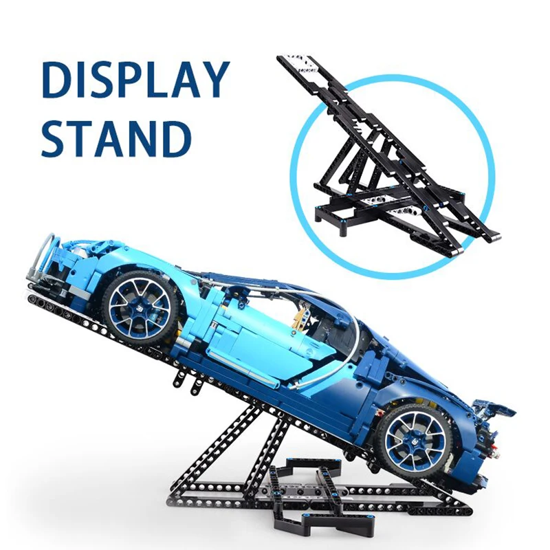 Moc Дисплей Стенд совместимый 20086 20001 Technic Voiture 42056 42083 Bugatti утюги для автомобиля