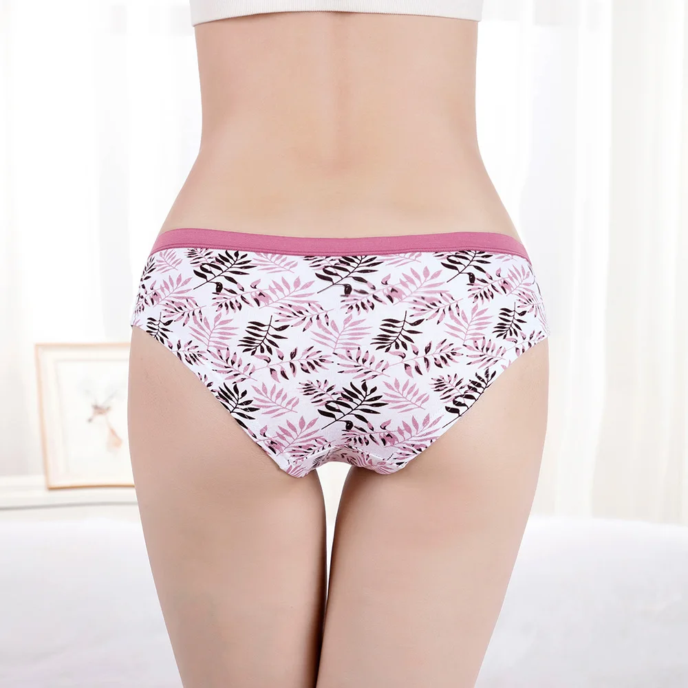 

5pcs/Set Women Cotton Panties Sexy Lace Briefs Underwear Seamless Thong Female Soft Panty Low Waist Womens Lingerie Breathable