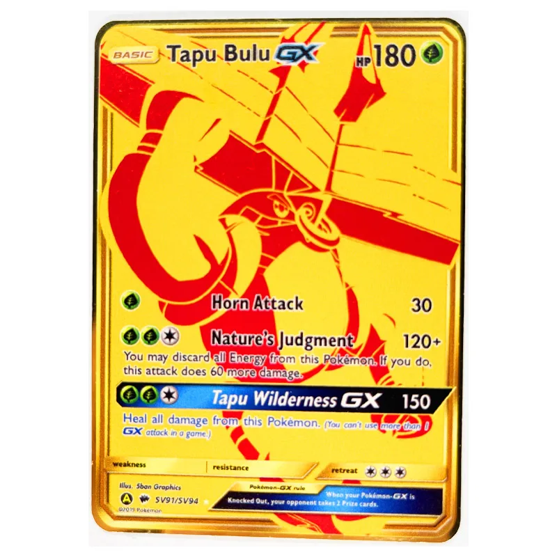 27 стилей Покемон металлический V GX EX галарийские игрушки Umbreon Tapu Bulu хобби