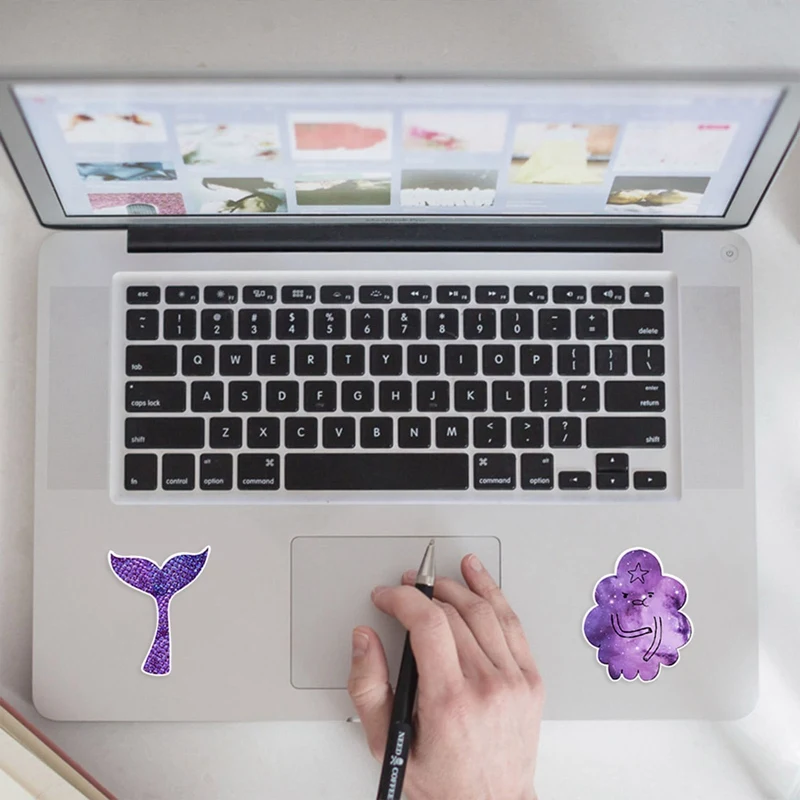 

50Pcs Purple Style Graffiti Sticker Cartoon Waterproof For Laptop Phone Luggage Bike Wall Decal Skateboard Toys Stickers