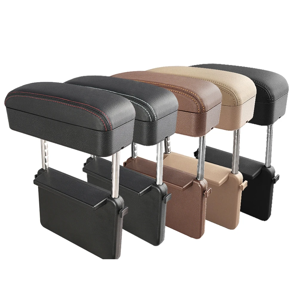 

Armrest Box Adjustable Car Center Console Elbow Support Seat Gap Organizer Easily Installation Personal Car Elements
