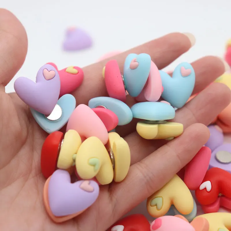 Магнит на холодильник Красного/розового/голубого цвета для красочный в форме