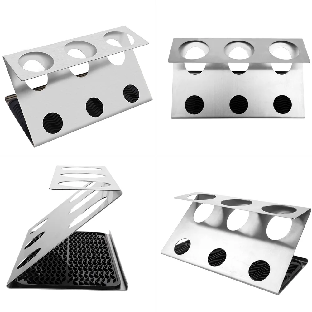 

2/3 Holes Stainless Steel Bottle Holder Cup Holder Drainer For Crystal Bottles Baby Bottle Drink and Water Bottle Holder