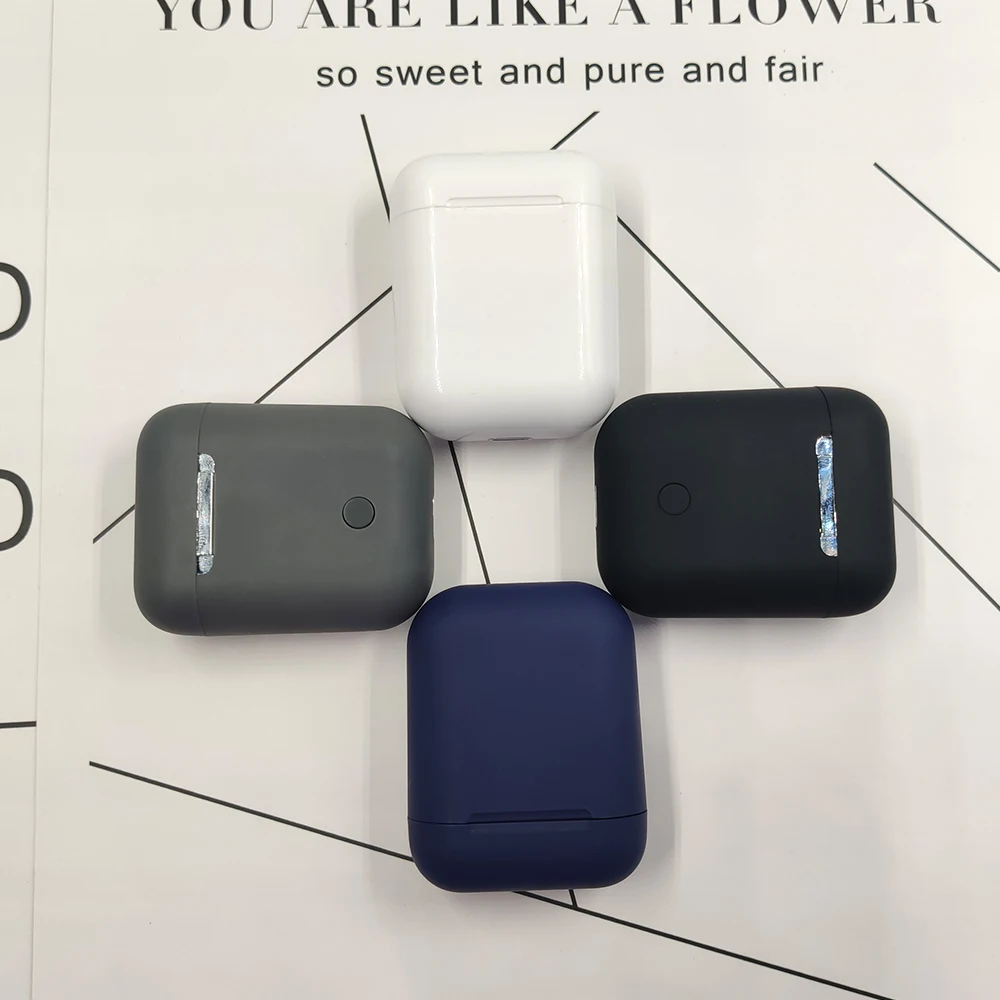 I12 tws оригинальные матовые беспроводные наушники 5,0 bluetooth наушники сенсорные мини-наушники i12tws наушники для мобильных телефонов