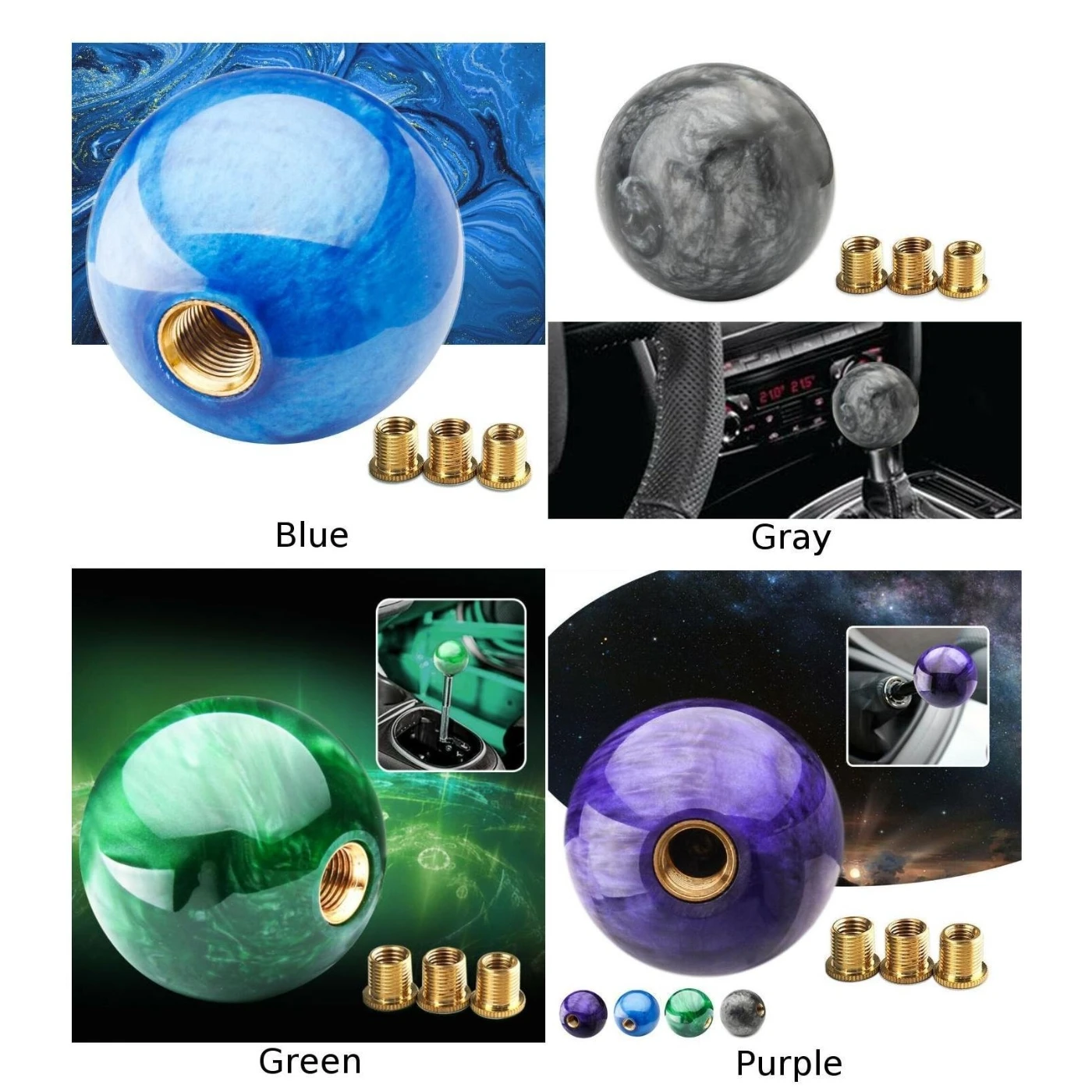 Универсальная акриловая пластиковая мраморная шариковая ручка переключения