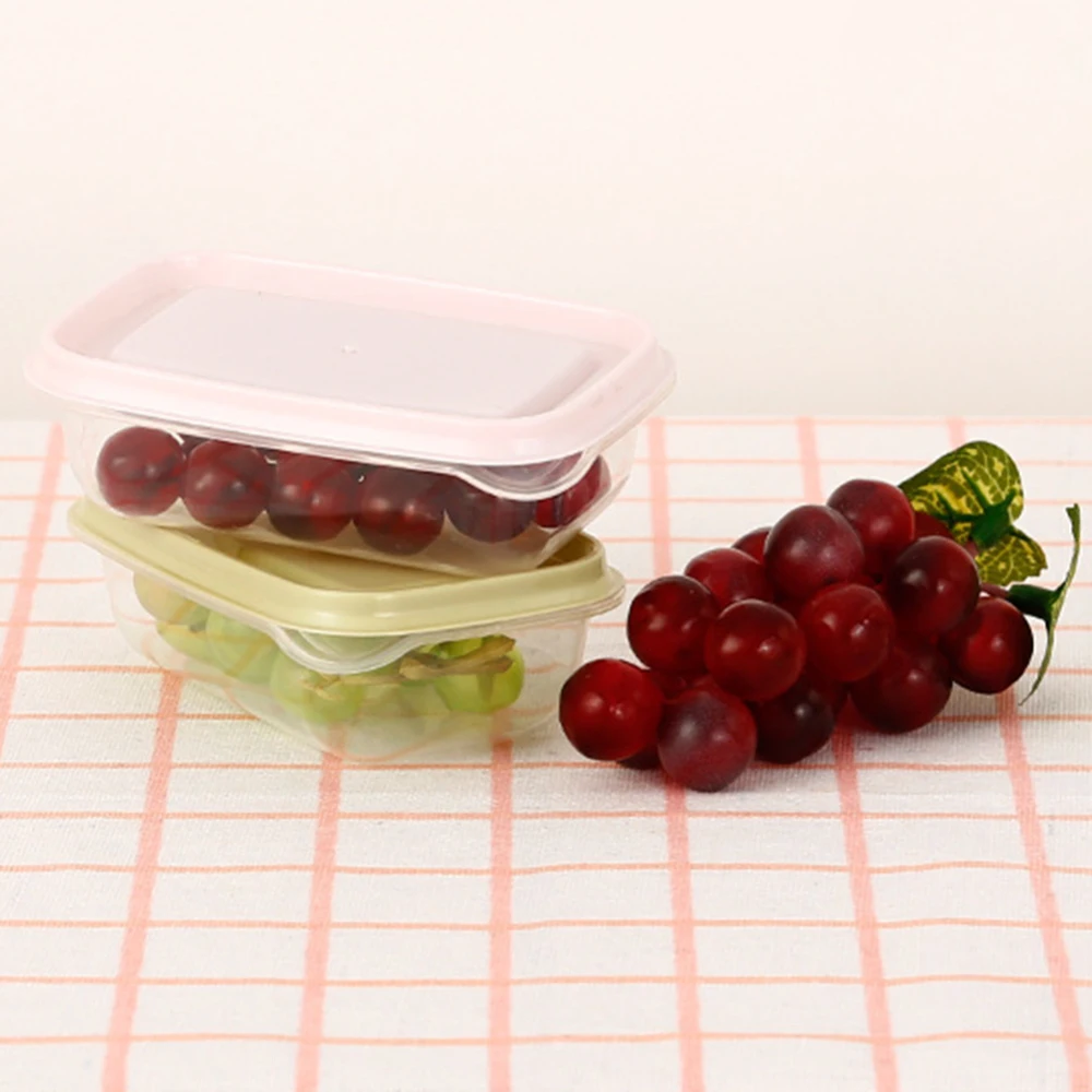 17 шт./компл. пластиковый холодильник коробка для хранения продуктов контейнер герметичный розовый коробки для хранения с крышкой для кухонное Хранение продуктов