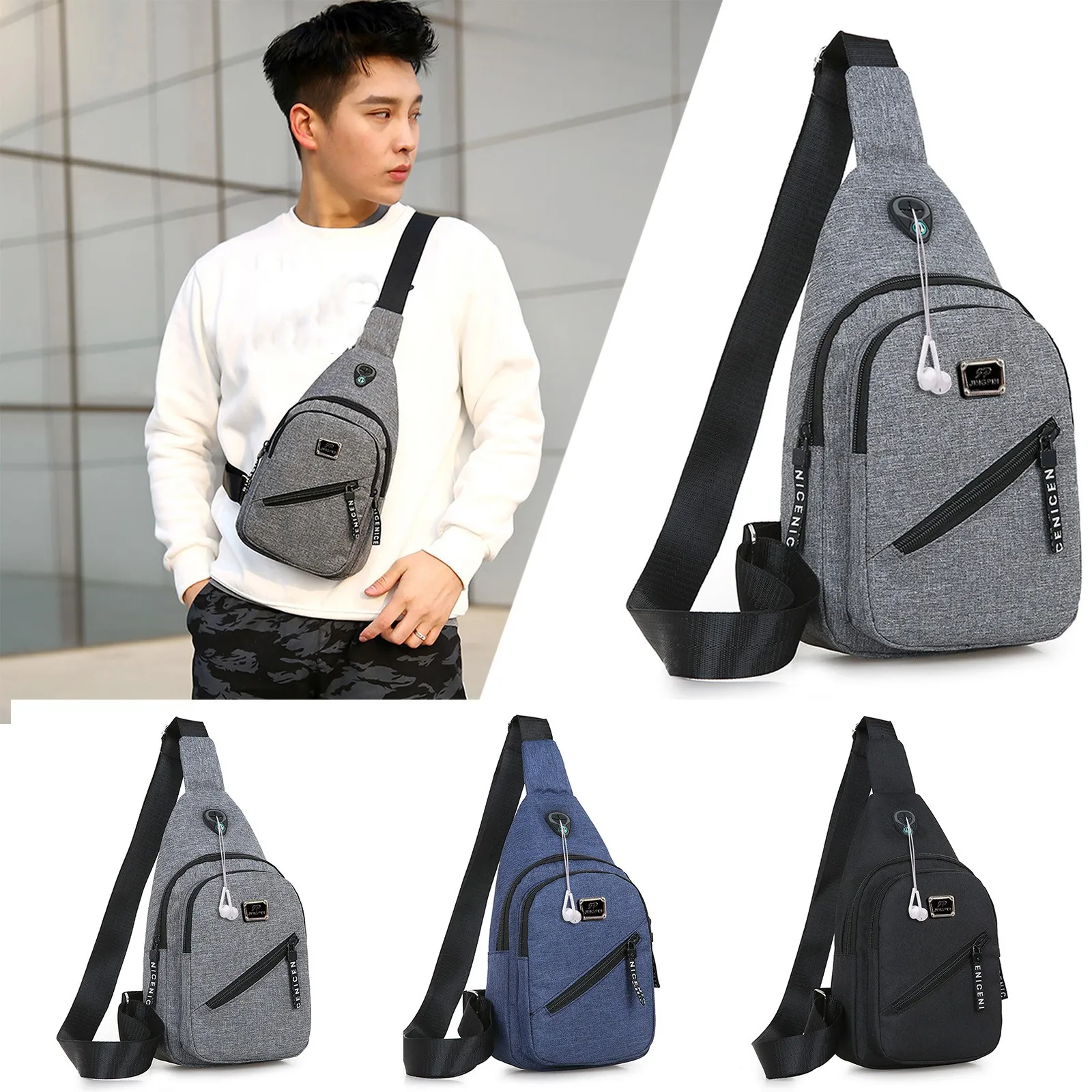 Нейлоновая поясная сумка для мужчин водонепроницаемая мотоциклетная сумочка на