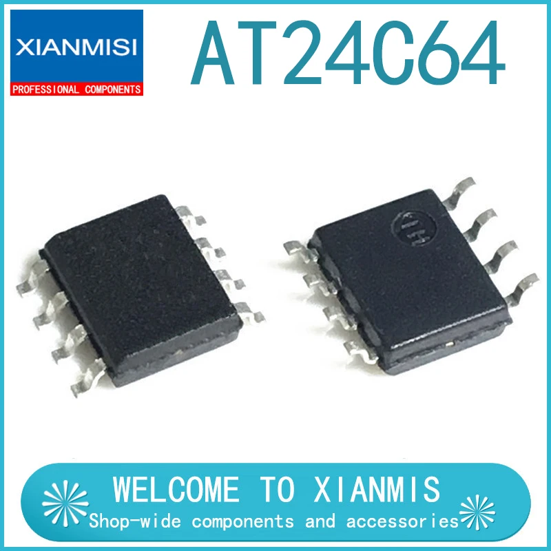 10 шт AT24C64 AT24C64CN-SH-T 64C 64C1 SOP8
