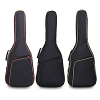 4041inch oxford fabric electric guitar case colorful edge gig bag double straps pad 8mm cotton thickening soft cover backpack