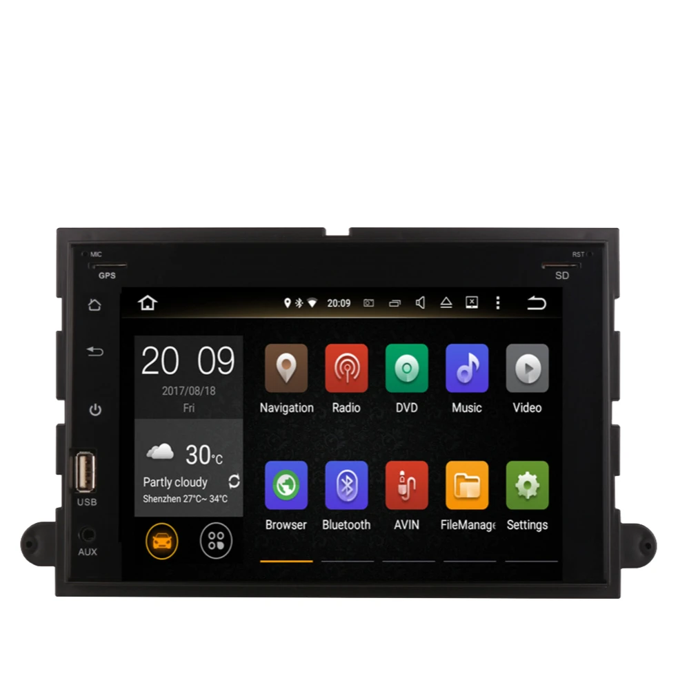 Автомобильный GPS-навигатор на Android 10 0 для Ford Fusion/Explorer/F150/Edge/DISPATCH 2006-2009