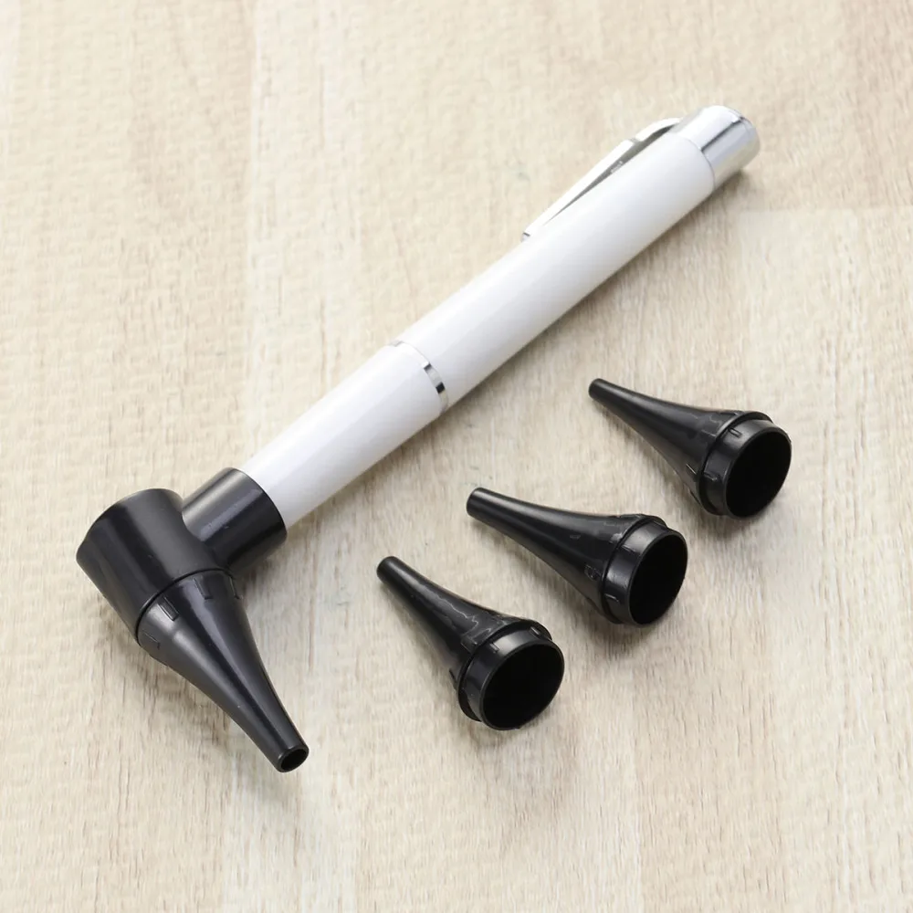 

LED Diagnostic Otoscope Magnifying Lens Clinical Penlight Flashlight Set without Battery