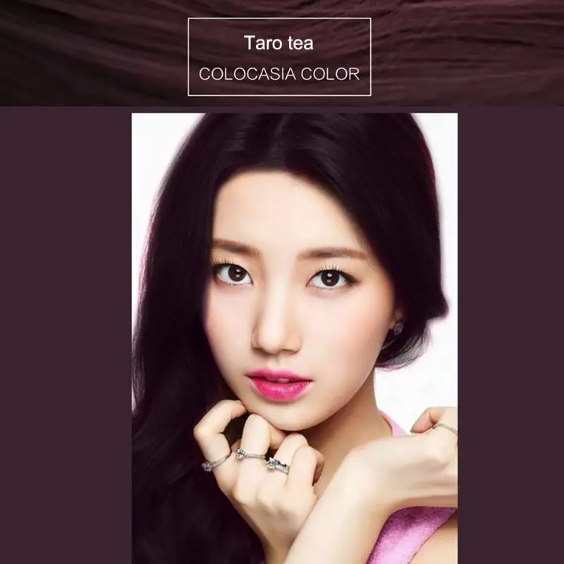 10-цветная одноразовая краска для волос маття зеленый чай популярный холодный