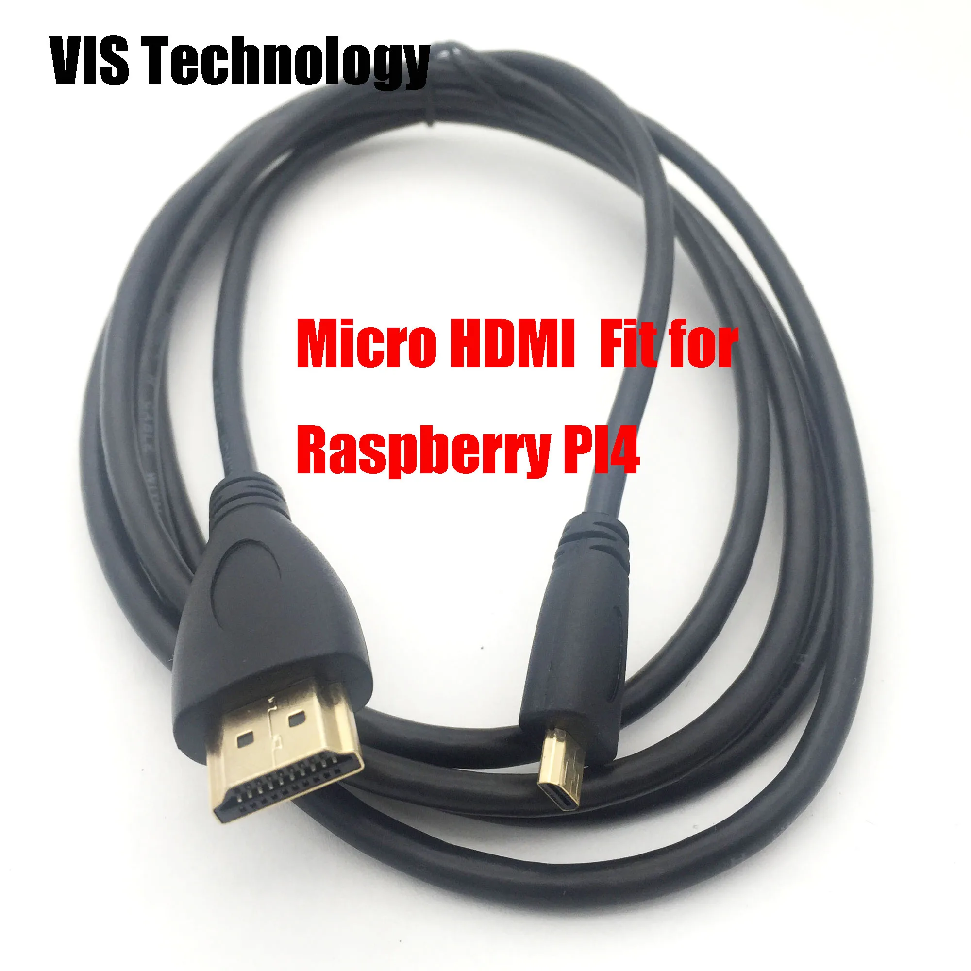 HDMI-совместимый со штекером Micro HDMI A-D штекер-штекер длина 1 8 метра Кабель для