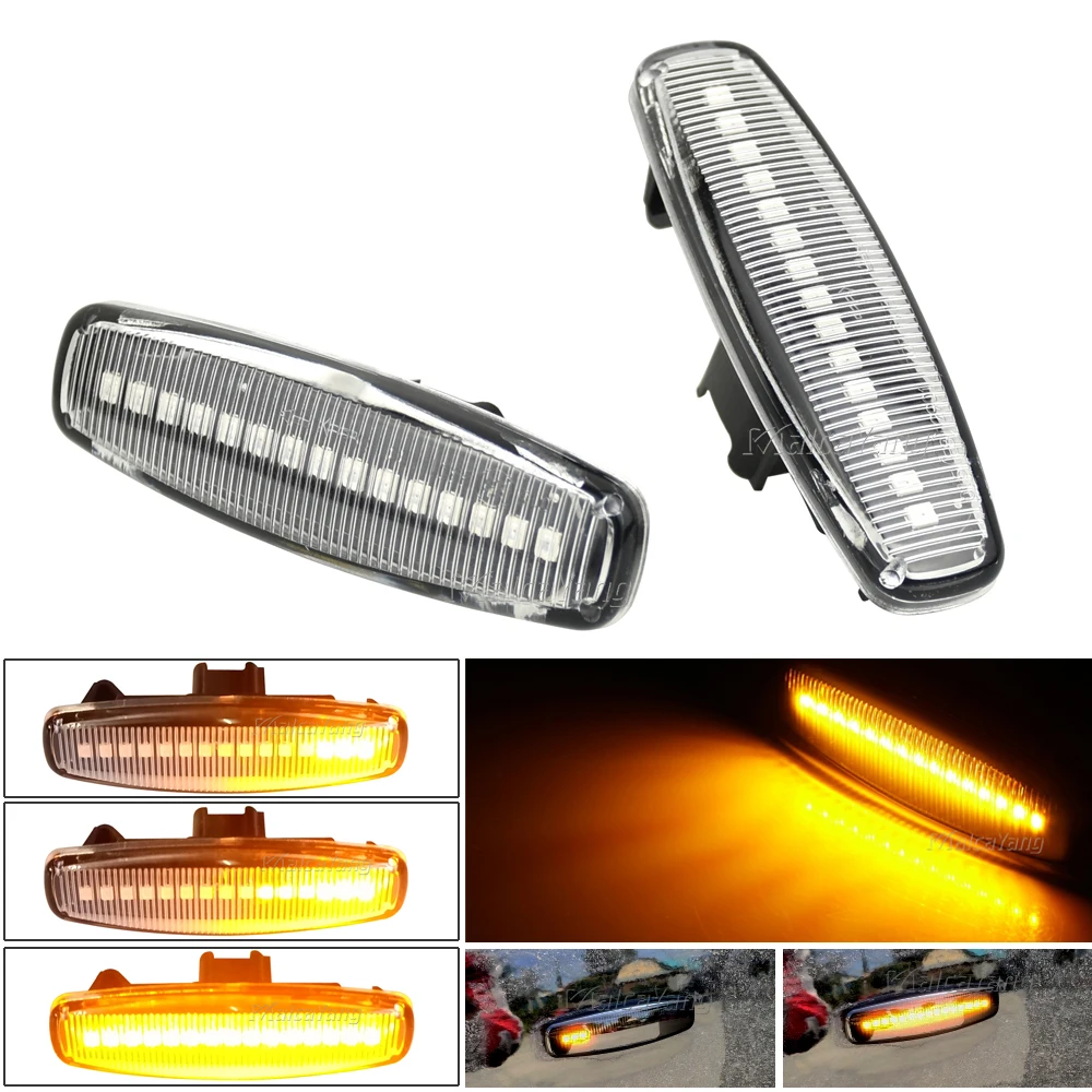 

LED Turn Signal Side Marker Light For Infiniti EX25 EX35 EX37 FX35 FX37 G25 G35 Q40 Q60 Q70 QX50 QX70 M25 M37 Dynamic Blinker