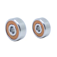 2pc revo mgx fishing drop wheel bearing 5x11x4mm 3x10x4mm abec 7 stainless steel hybrid ceramic ball bearings