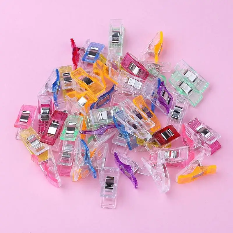 50 шт. цветные пластиковые зажимы для одежды | Дом и сад