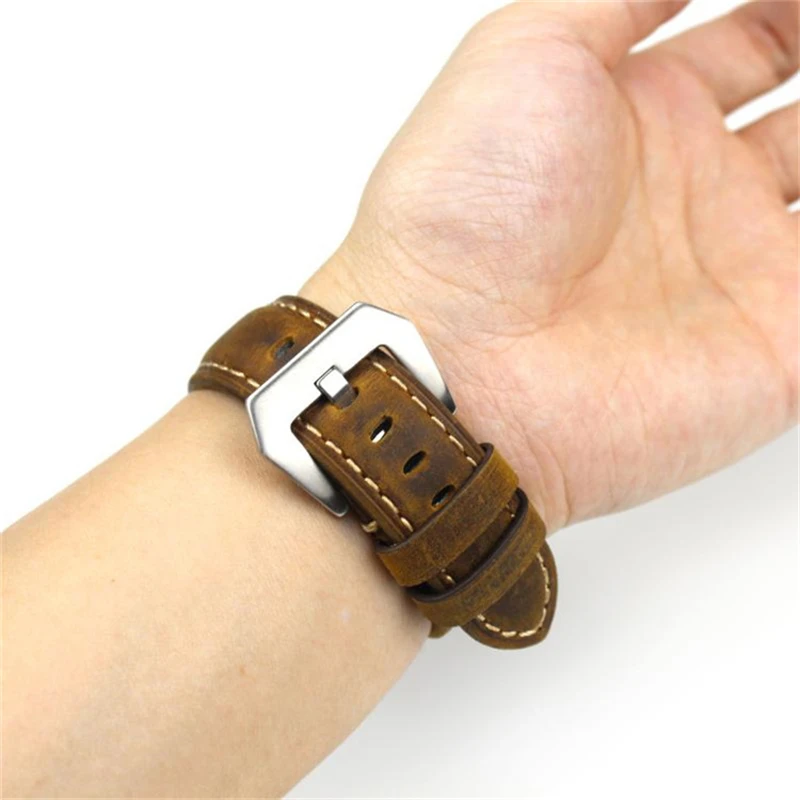 

Leather Correa Straps For Apple Watch Band 42mm 44mm Horlogebandjes For Applewatch Iwatch Strap Series 5 4 Bands 38 40 Mm Belt