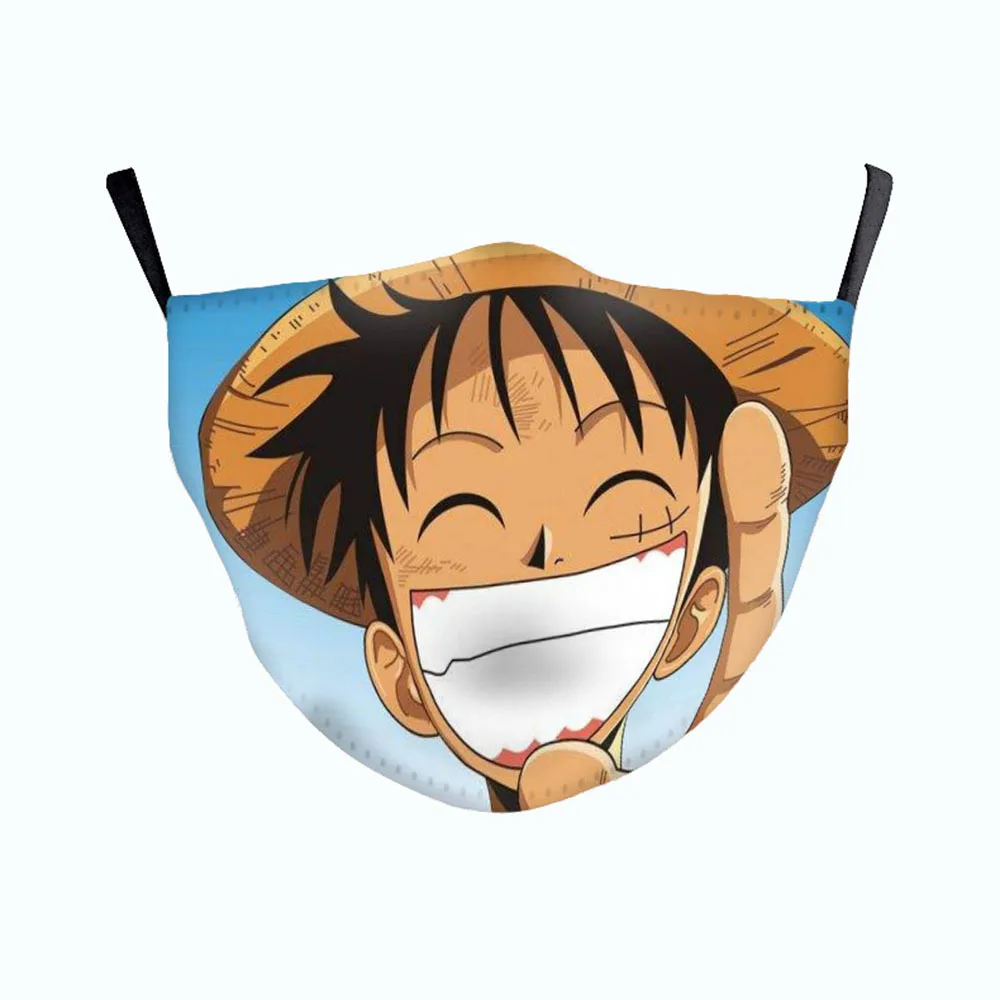 Лидер продаж аниме цельная маска для женщин и мужчин Luffy Ace косплея Пылезащитная