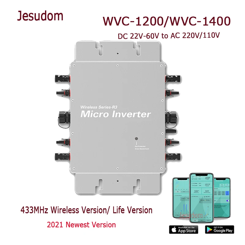 Беспроводная серия R3 микро инвертор WVC Вт 1600 солнечная сетка галстук конвертер от