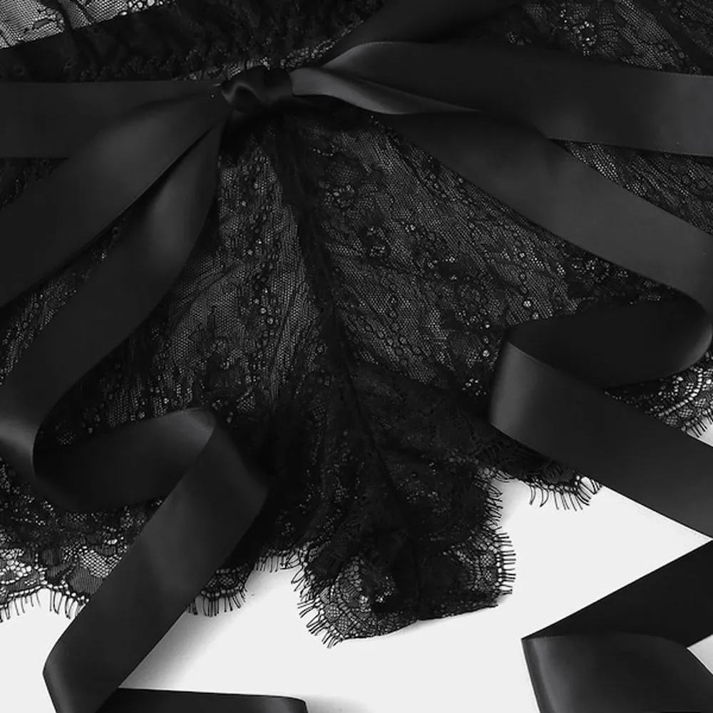 Женский кружевной бант на боди сексуальное нижнее белье с открытой спиной 2019 |
