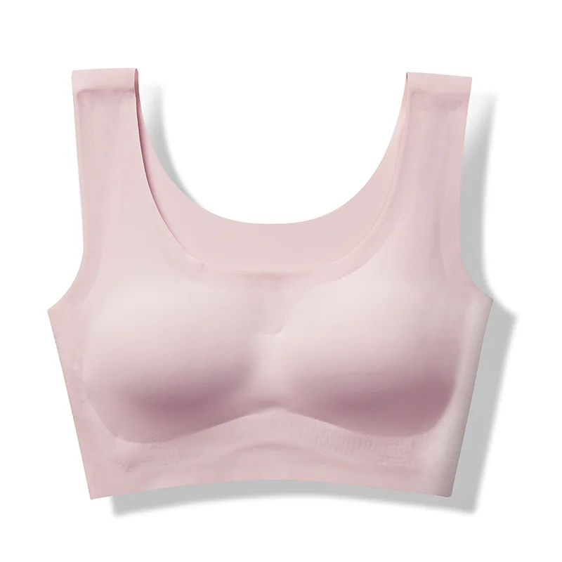 

No Rims Wrapped Chest Yoga Movement Sleep Ladies Bra Non-Trace Underwear