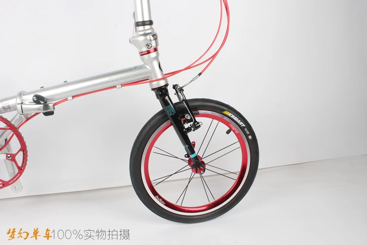 Fnhon FCG1609 складной велосипед 16 дюймов Minivelo CR-MO сталь V тормоз 9 скоростей городской Commuter велосипед для Shimano Shift ретро досуг BMX