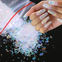 gold silver ultrathin nail sequins for nails colorful iridescent flakes paillette tool nail art decorations diy design