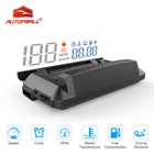 OBD2 зеркало HUD L3 Head UP дисплей er цифровой скоростной проектор 3D HD Дисплей Сигнализация температура масла турбо Давление Авто датчик