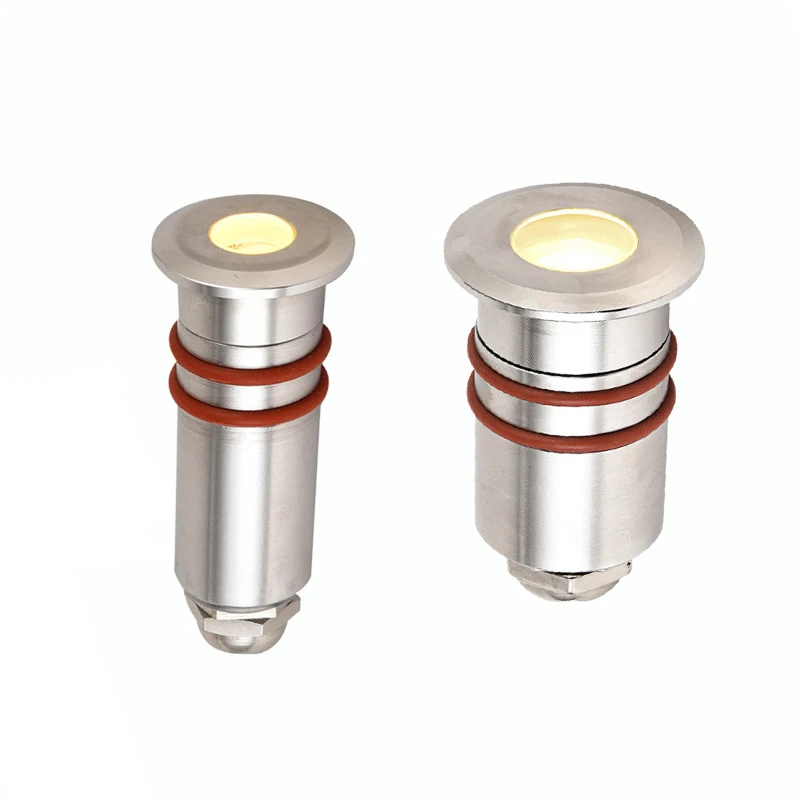 12V 24V 110V 220V stainless steel buried light mini Outdoor LED underground 1W 3W RGB red green blue floor | Освещение