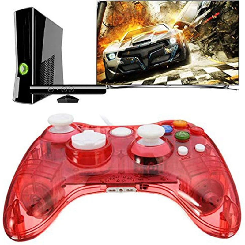 Проводной контроллер Xbox 360 USB проводной геймпад джойстик консолей с двойной