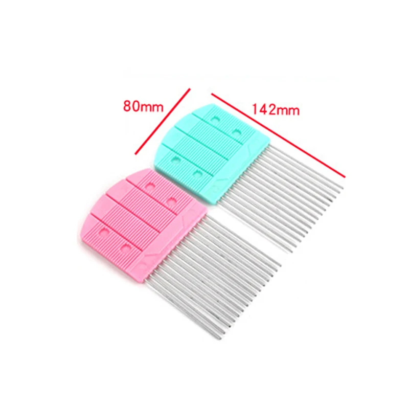 

Quilling Paper Derivation Tools Paper Cutting Tool Green/Pink Craft Tools 80*142MM Cartoon Style 1Pcs DIY Handmade Weave Comb