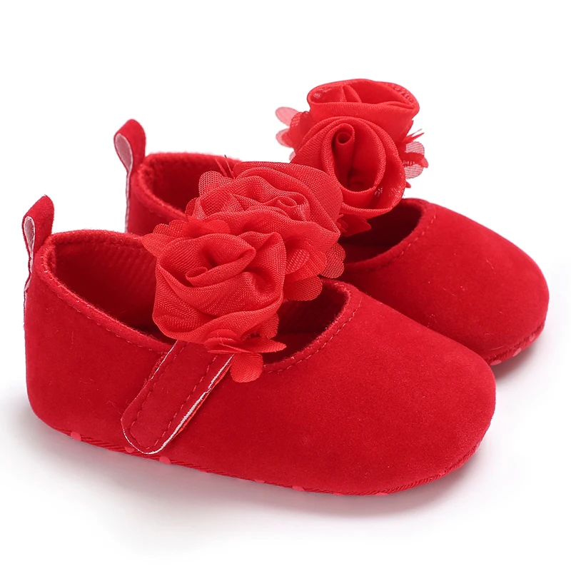 

Baby Shoes Girl Solid First Walkers Cotton Soft Sole Newborn Anti-Slip Toddler girl Casual Canvas Crib Shoes SHL052