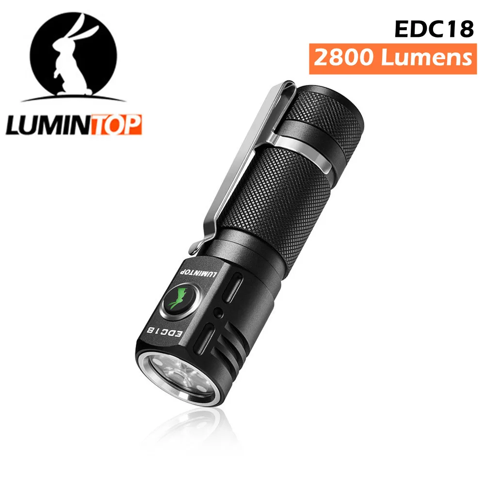 Фонарик Lumintop EDC18 2800 люмен для повседневного использования боковой переключатель