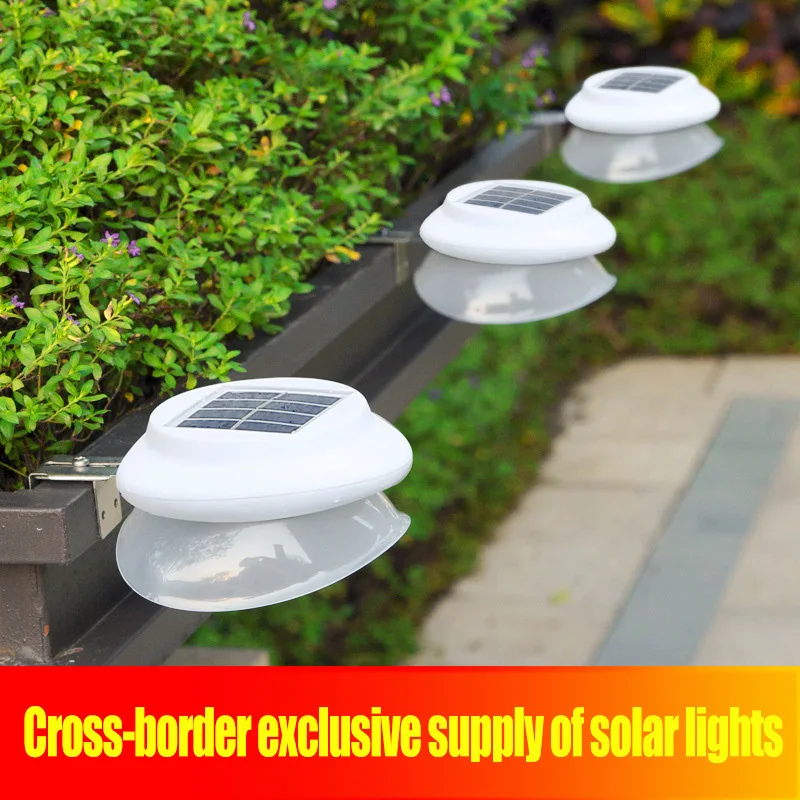 

Уличная светодиодная настенная лампа на солнечной батарее, водонепроницаемый Ландшафтный садовый светильник для украшения двора, безопас...