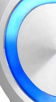 

10 шт. 22 мм мгновенная нормально открытая кольцевая подсветка Кнопка антивандальный переключатель