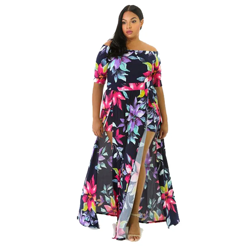 

Hot Sale Maternity Dress Europe USA Large Size Women's M-5XL Digital Printing One-piece Pregnant Split Postpartum Women Clothes