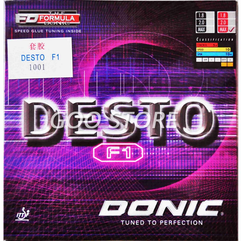 

Резиновая накладка DONIC F1 для настольного тенниса, оригинальная губка для быстрой атаки в пинг-понг