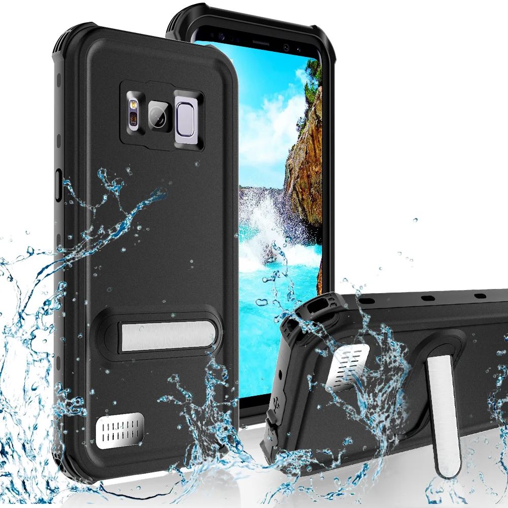 Чехол SHELLBOX IP68 Водонепроницаемый чехол для Samsung S8 Plus водонепроницаемый полная
