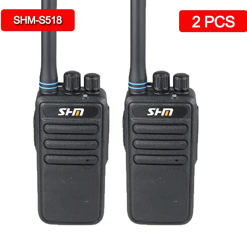 SHM 518 Powerful talkie walkie True 5W ham Radio receiver Trucker's walkie-talkie telephone portable Portable radio for travel