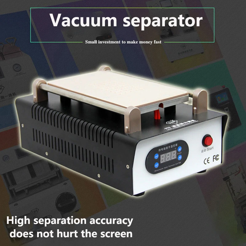 

100-240V Manual Vacuum Separator Cell Phone LCD Assembly Splitting Tools 350W High Precision Broken Screen repair Equipment