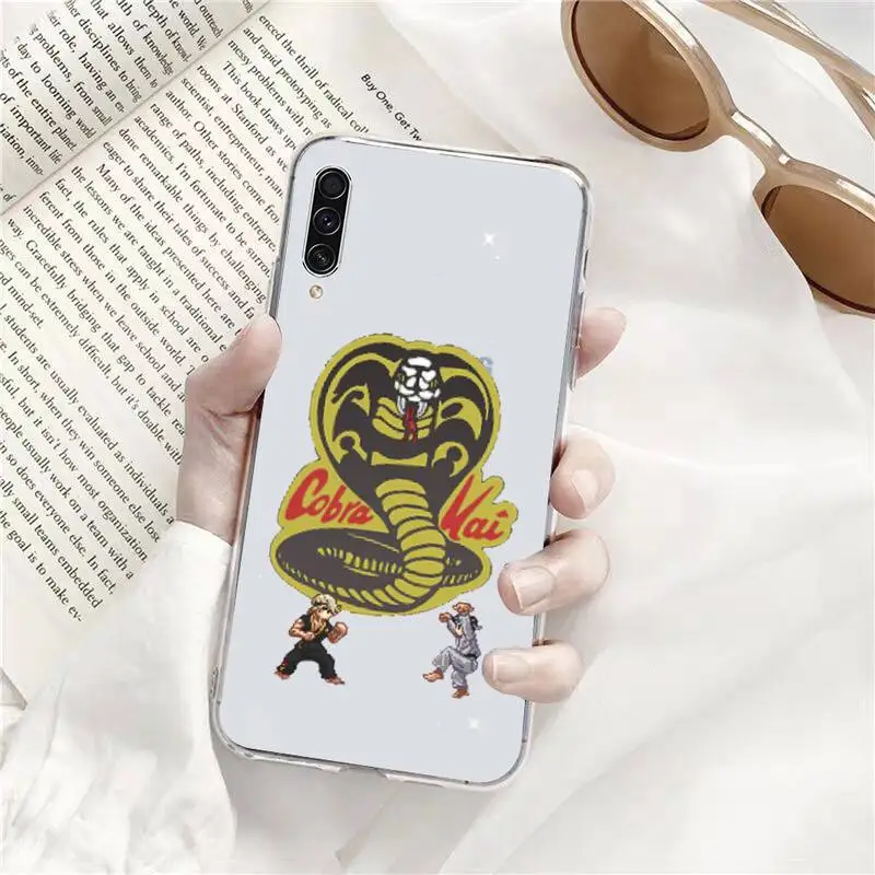 

Cobra Kai American TV Phone Case Transparent for Samsung s9 s10 s20 Huawei honor P20 P30 P40 xiaomi note mi 8 9 pro lite plus